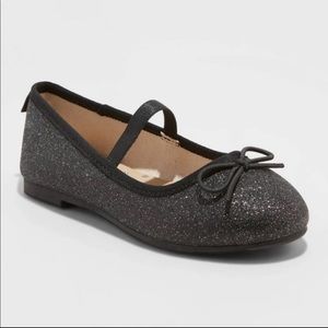 Toddler girls cat and jack sparkly ballet flats